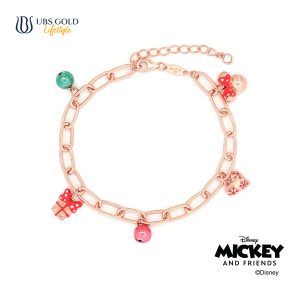 UBS Gold Gelang Emas Disney Minnie Mouse Christmas - Hgy0206 - 17K