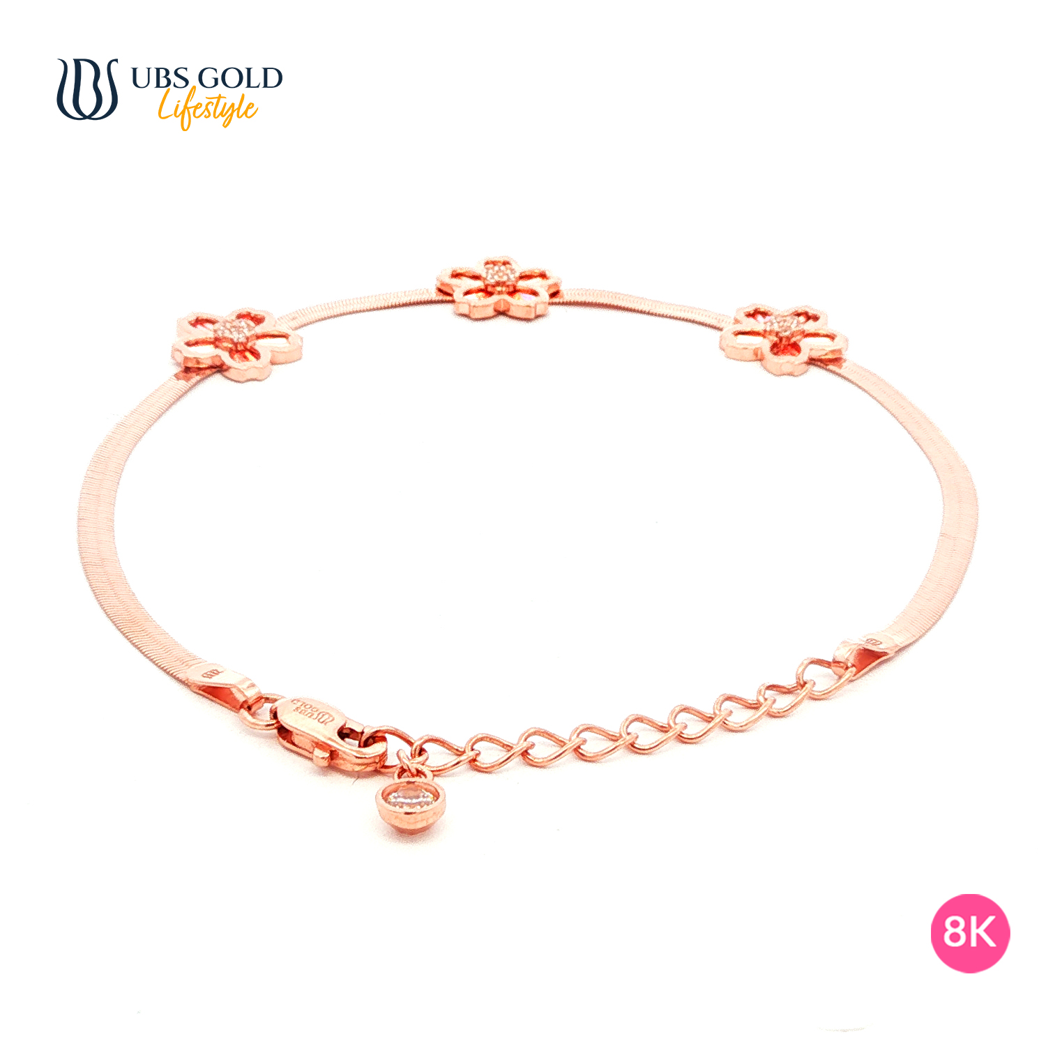 UBS Gold Gelang Emas Millie Molly Rainbow - K6g0067K - 8K