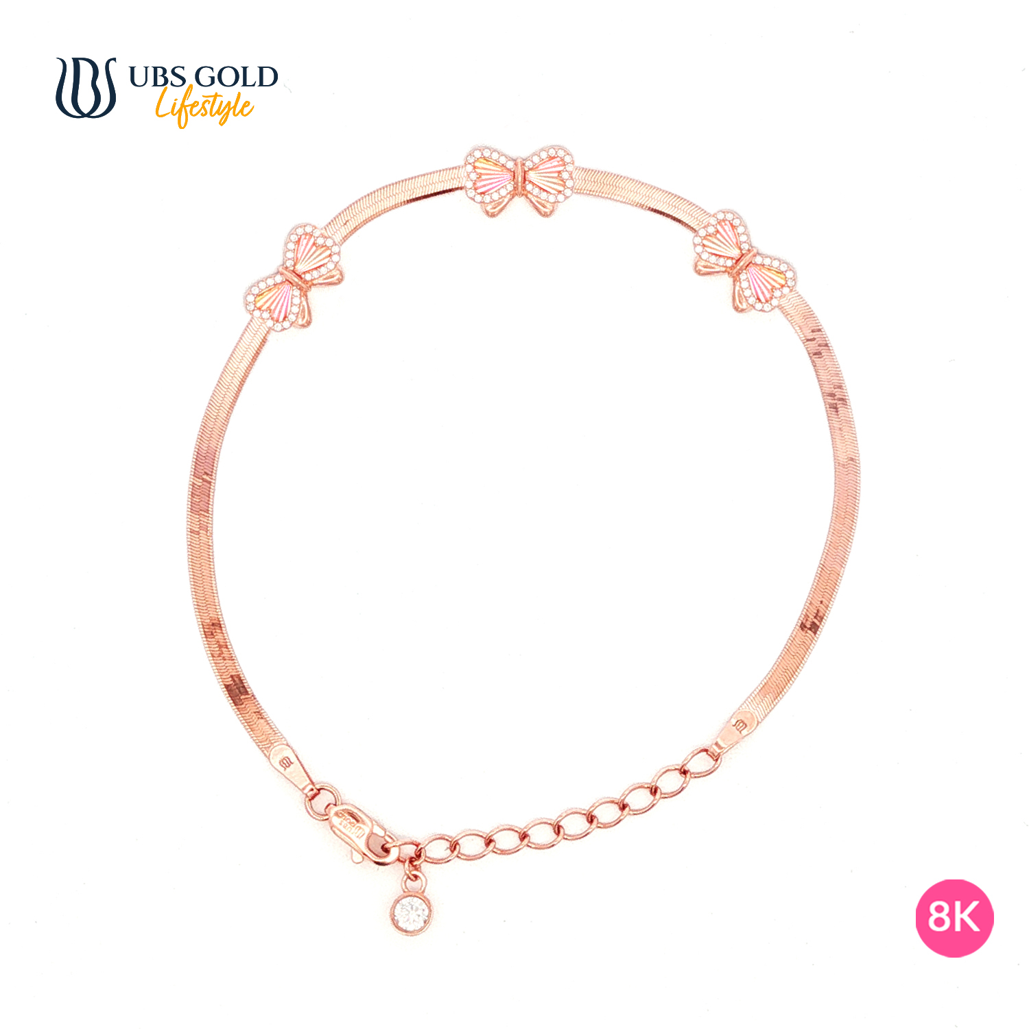 UBS Gold Gelang Emas Brigita Rainbow - K6g0068K - 8K