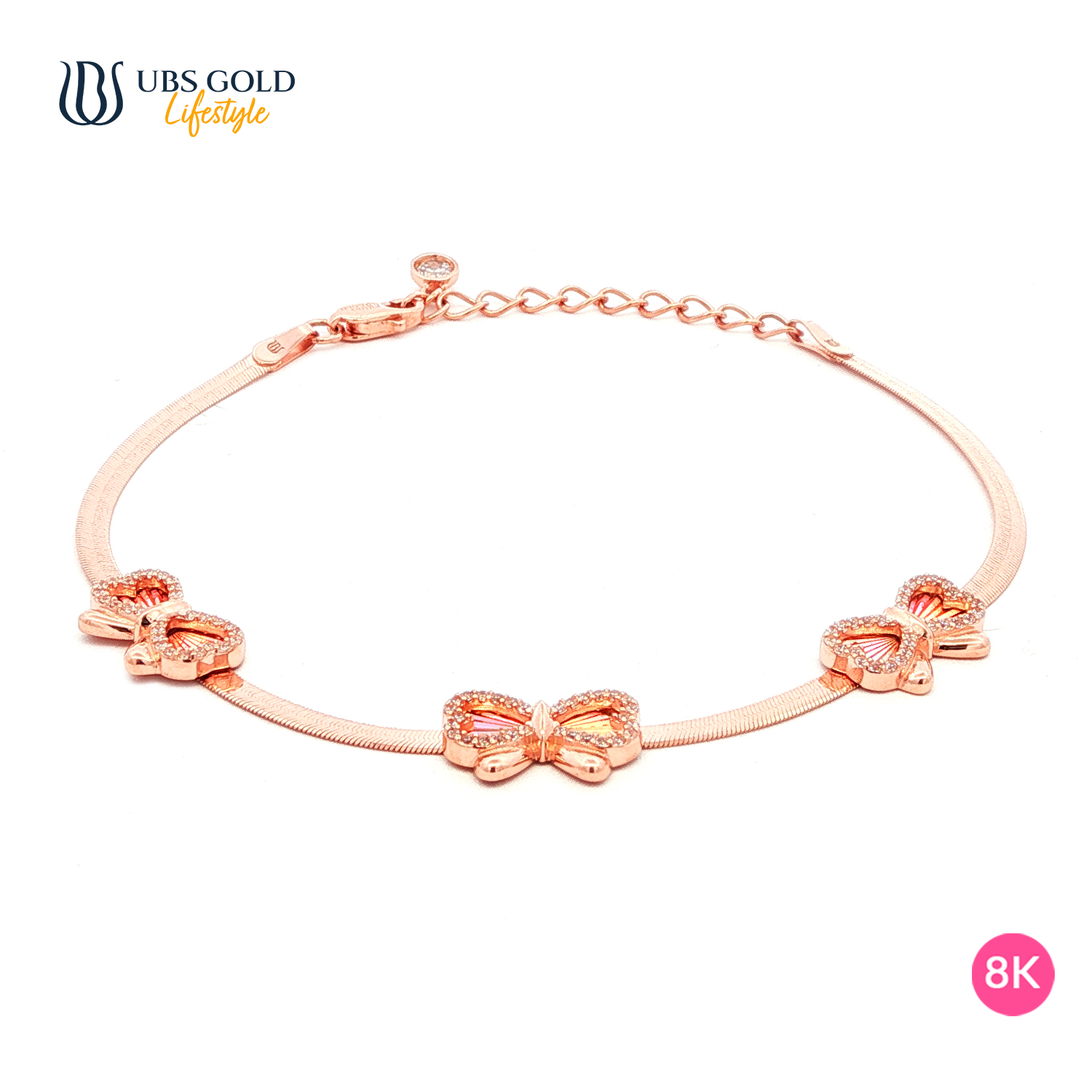 UBS Gold Gelang Emas Brigita Rainbow - K6g0068K - 8K