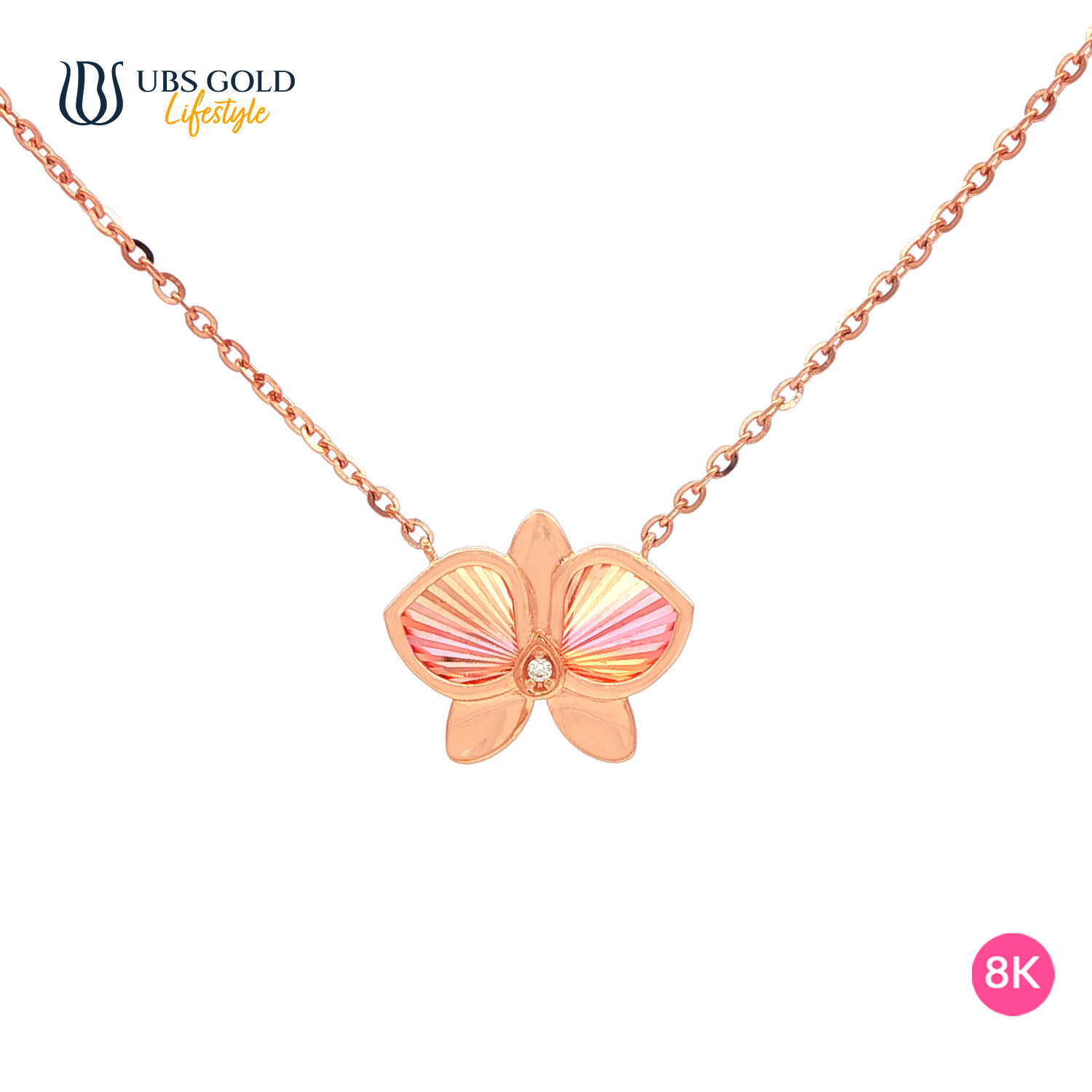UBS Gold Kalung Emas Rainbow - K6k0145K - 8K