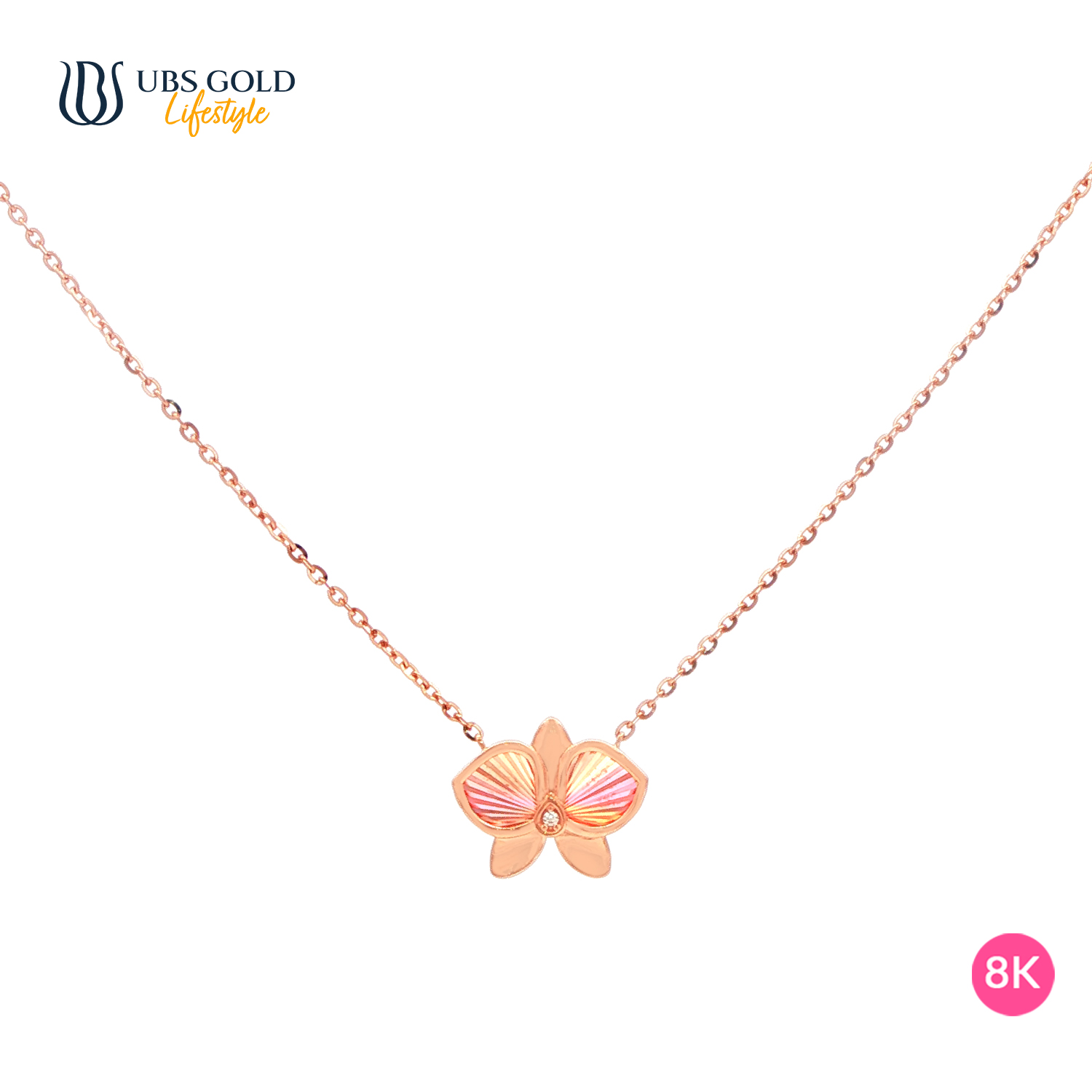 UBS Gold Kalung Emas Rainbow - K6k0145K - 8K