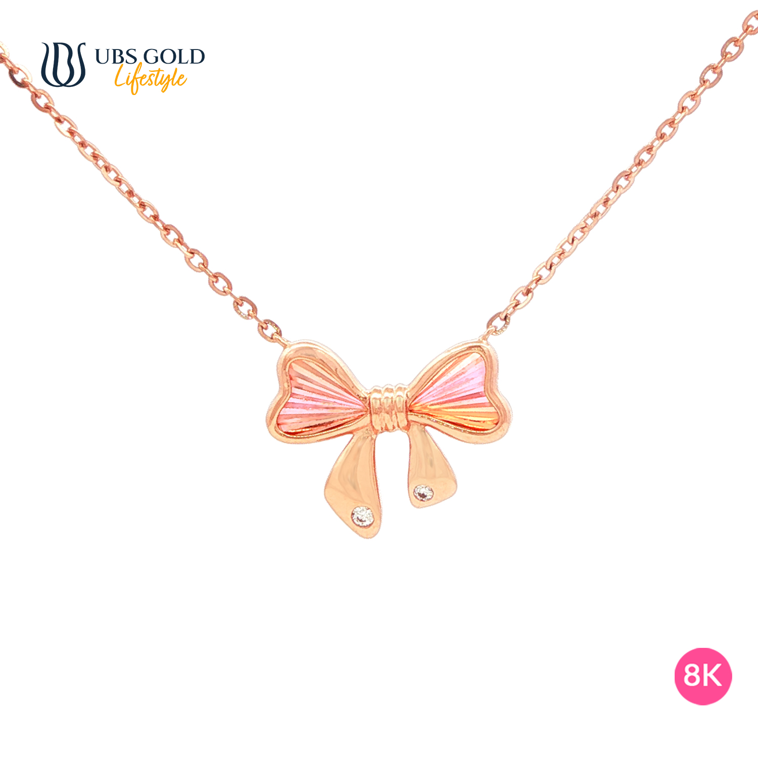 UBS Gold Kalung Emas Brigita Rainbow - K6k0159K - 8K