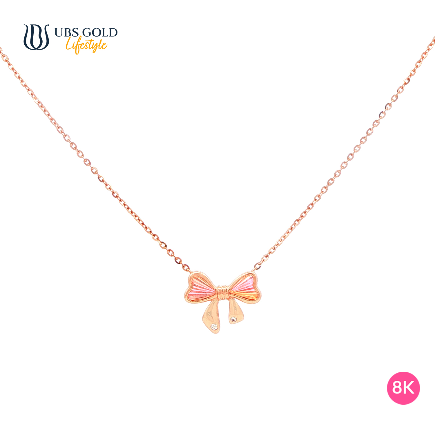 UBS Gold Kalung Emas Brigita Rainbow - K6k0159K - 8K