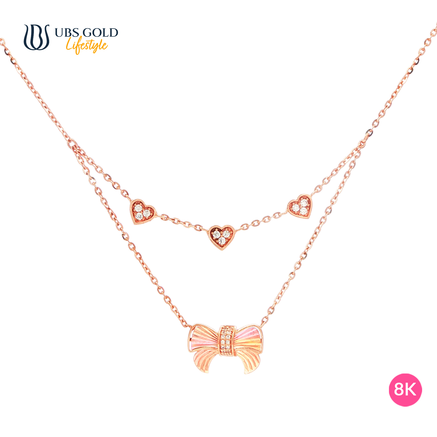 UBS Gold Kalung Brigita Rainbow - K6k0169K - 8K