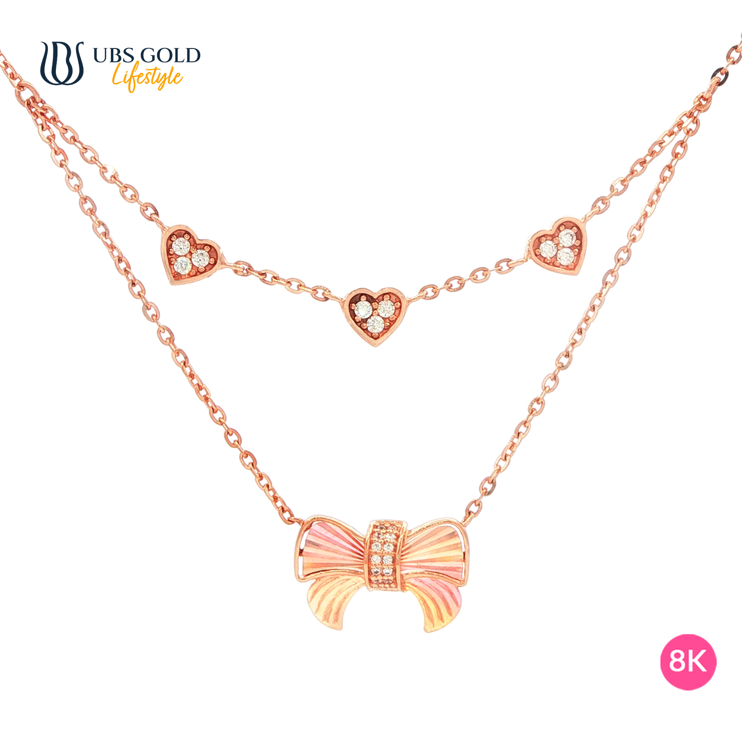 UBS Gold Kalung Brigita Rainbow - K6k0169K - 8K