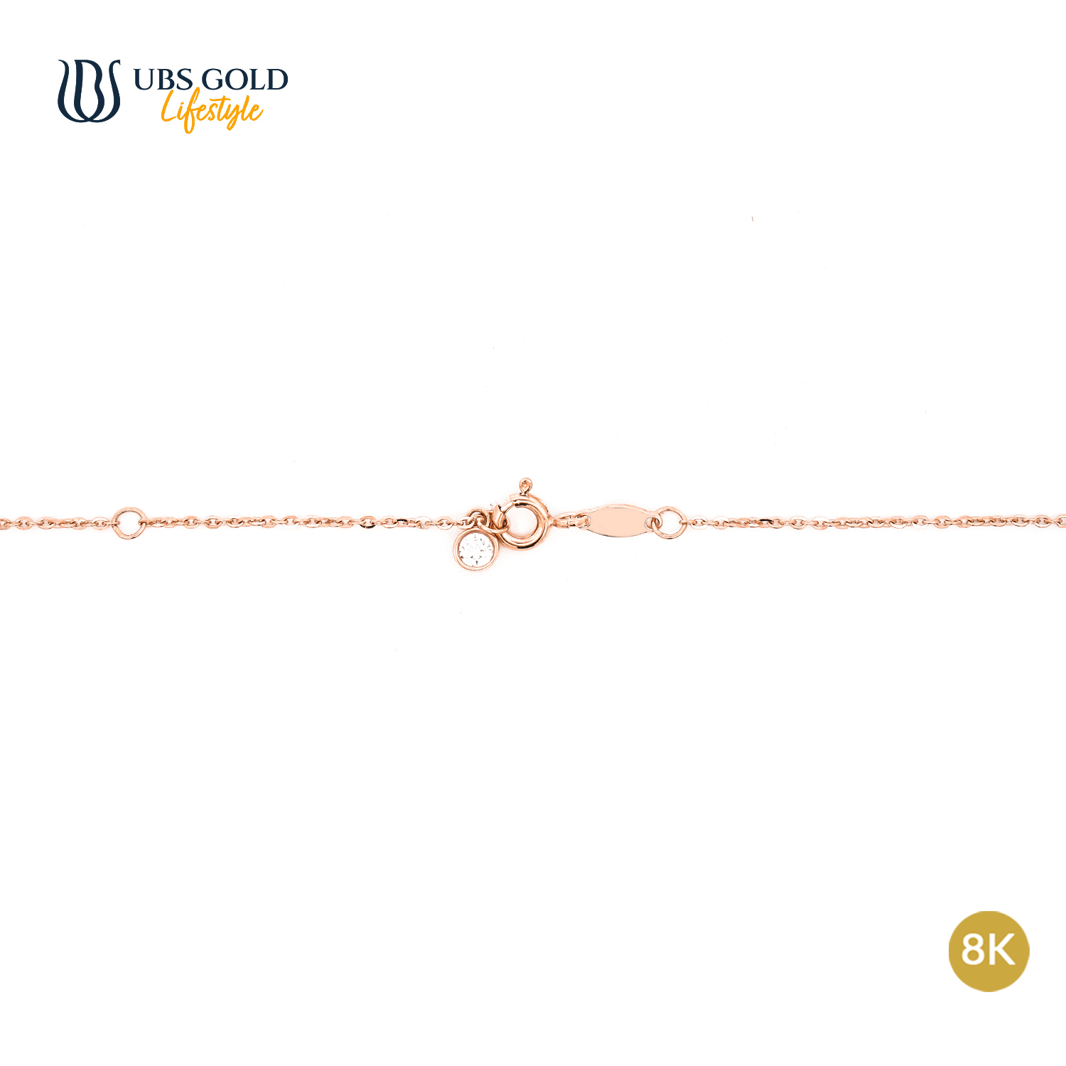 UBS Gold Kalung Emas Rainbow - K6k0180K - 8K