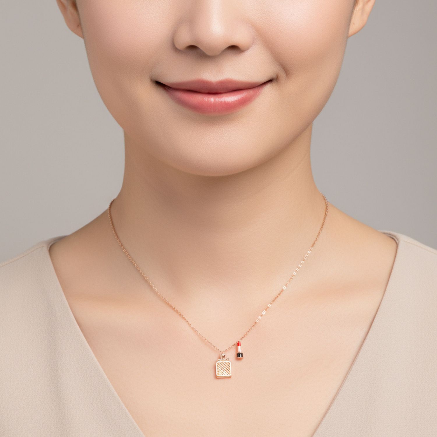 UBS Gold Kalung Emas Rainbow - K6k0180K - 8K