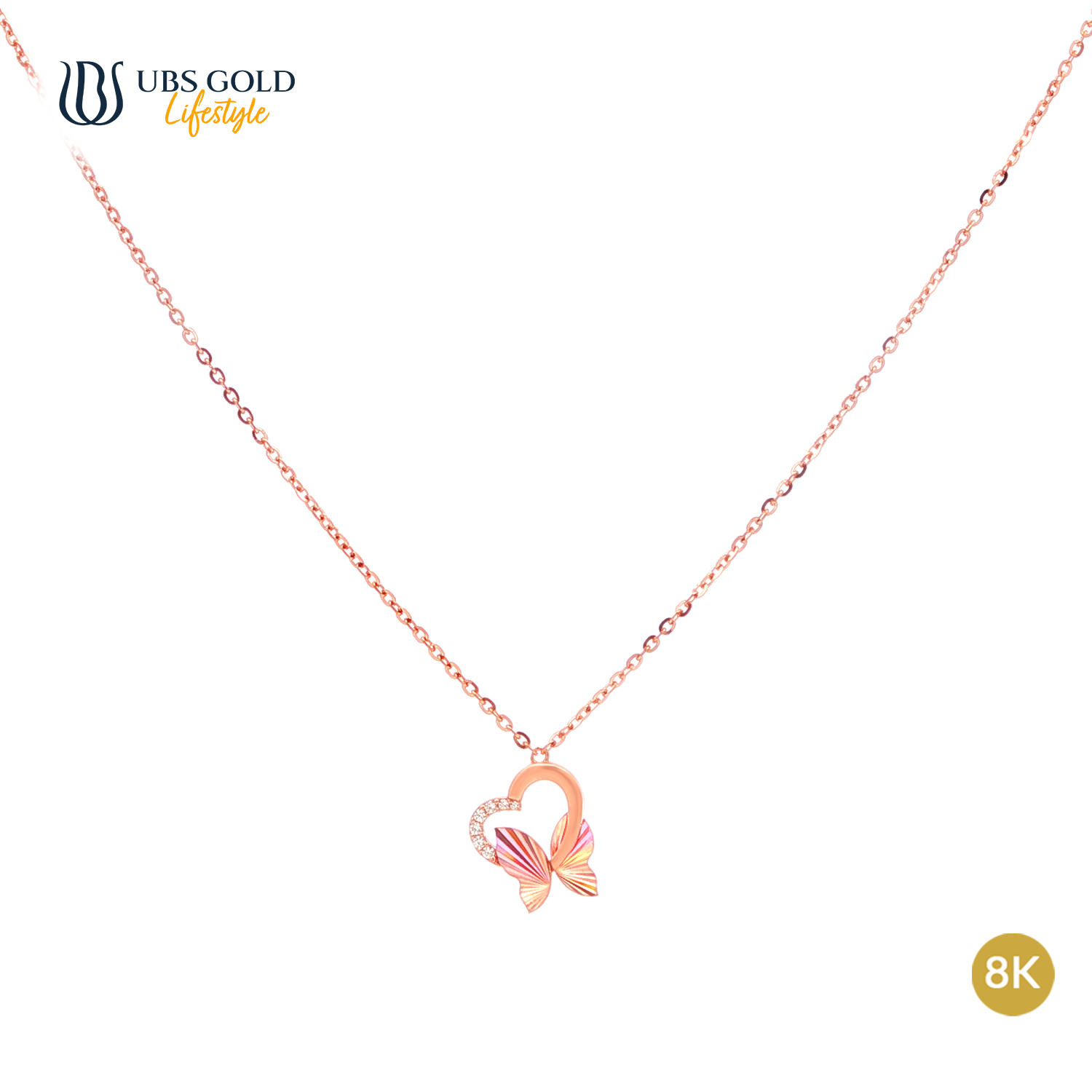 UBS Gold Kalung Emas Millie Molly Rainbow - K6k0202K - 8K