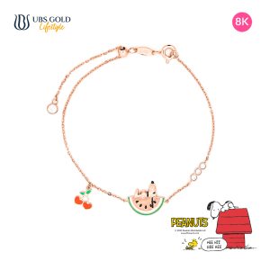 UBS Gold Gelang Emas Peanuts Snoopy - K9g0001K - 8K