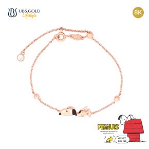 UBS Gold Gelang Emas Peanuts Snoopy - K9g0004K - 8K
