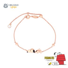 UBS Gold Gelang Emas Peanuts Snoopy - K9g0004 - 17K