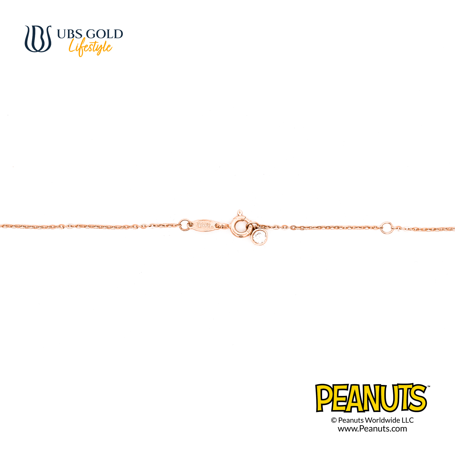 UBS Gold Kalung Emas Peanuts Snoopy - K9K0021 - 17K