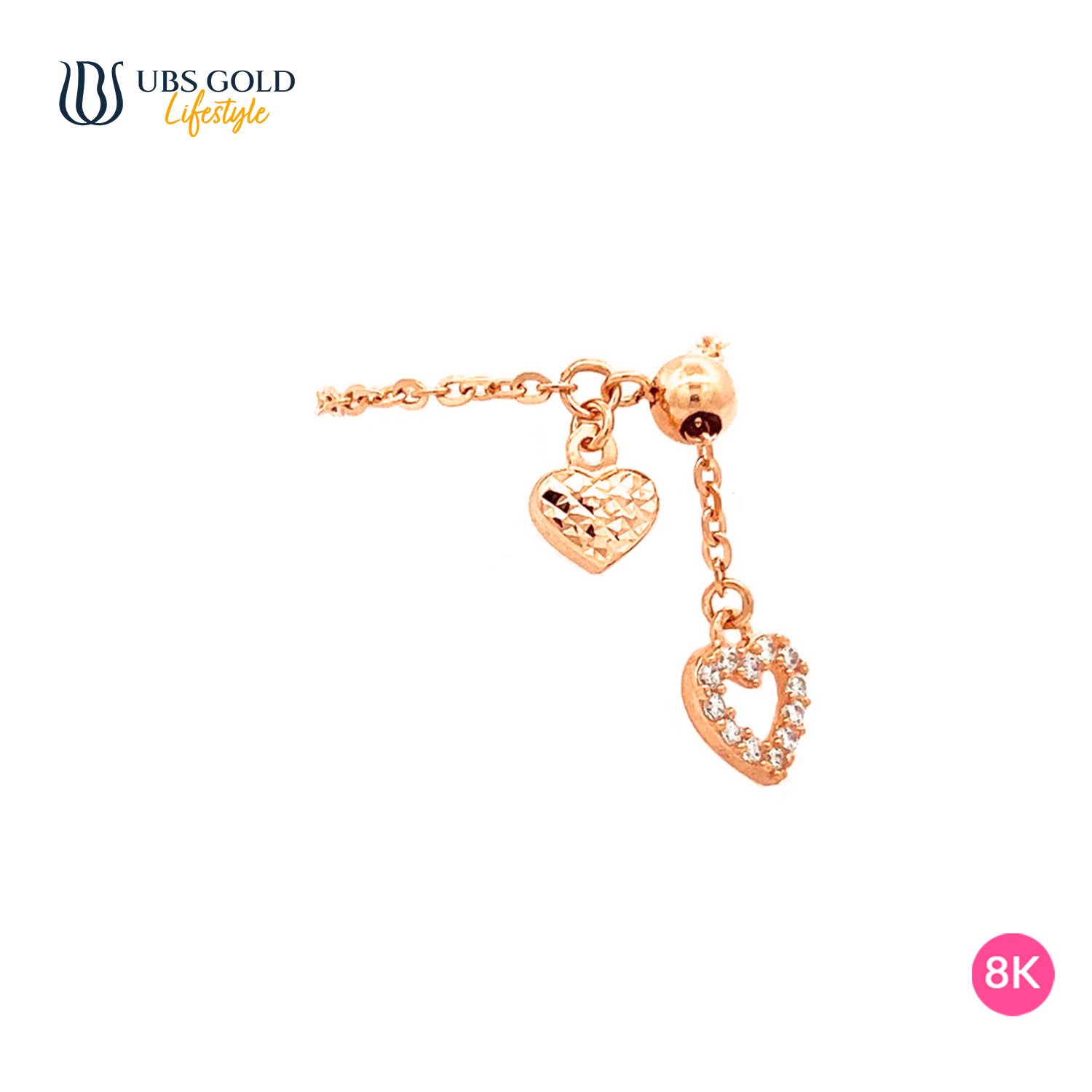 UBS Gold Cincin Emas Serut - Kcv0125K - 8K