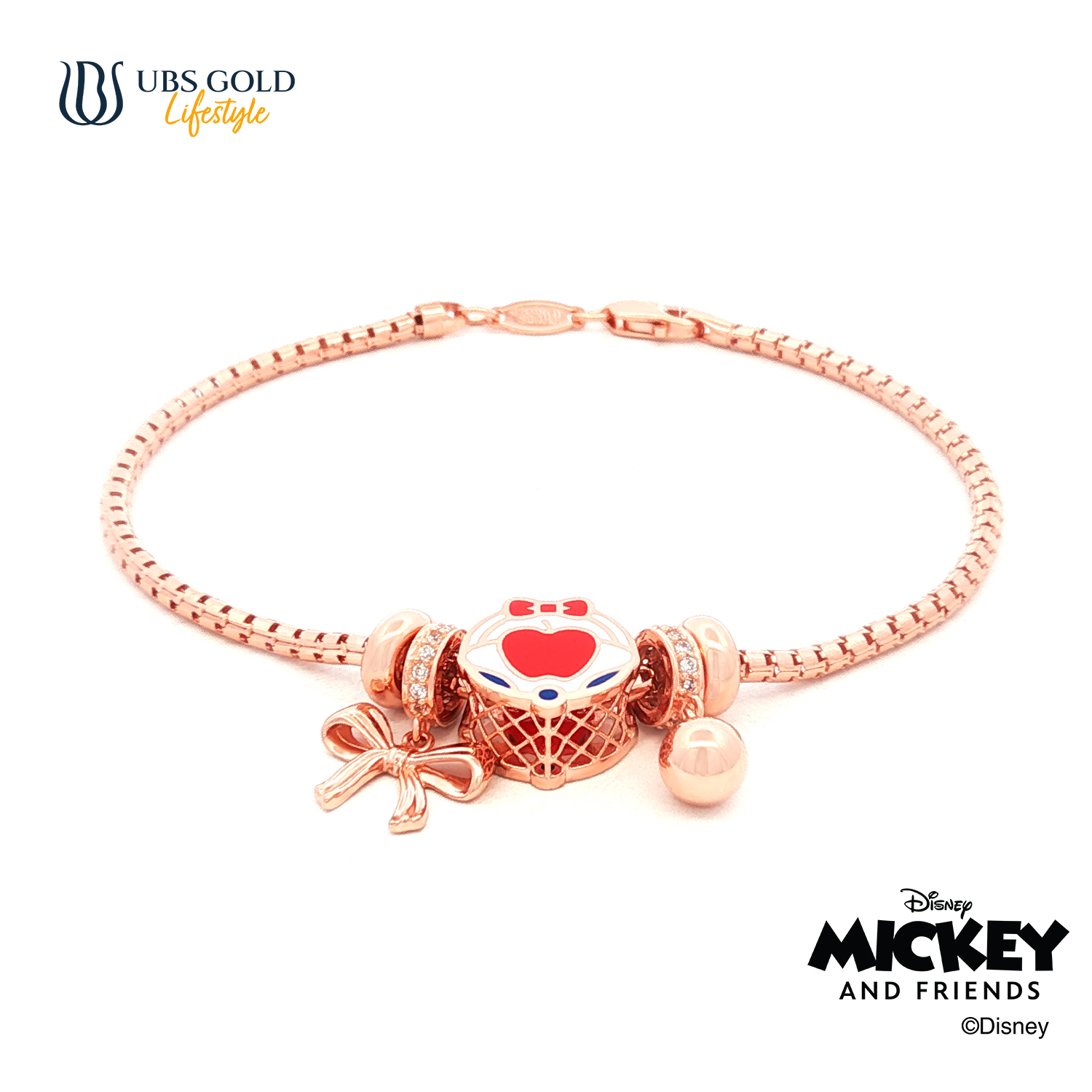 UBS Gold Gelang Emas Disney Princess Snow White Charmee - Kgy0215 - 17K