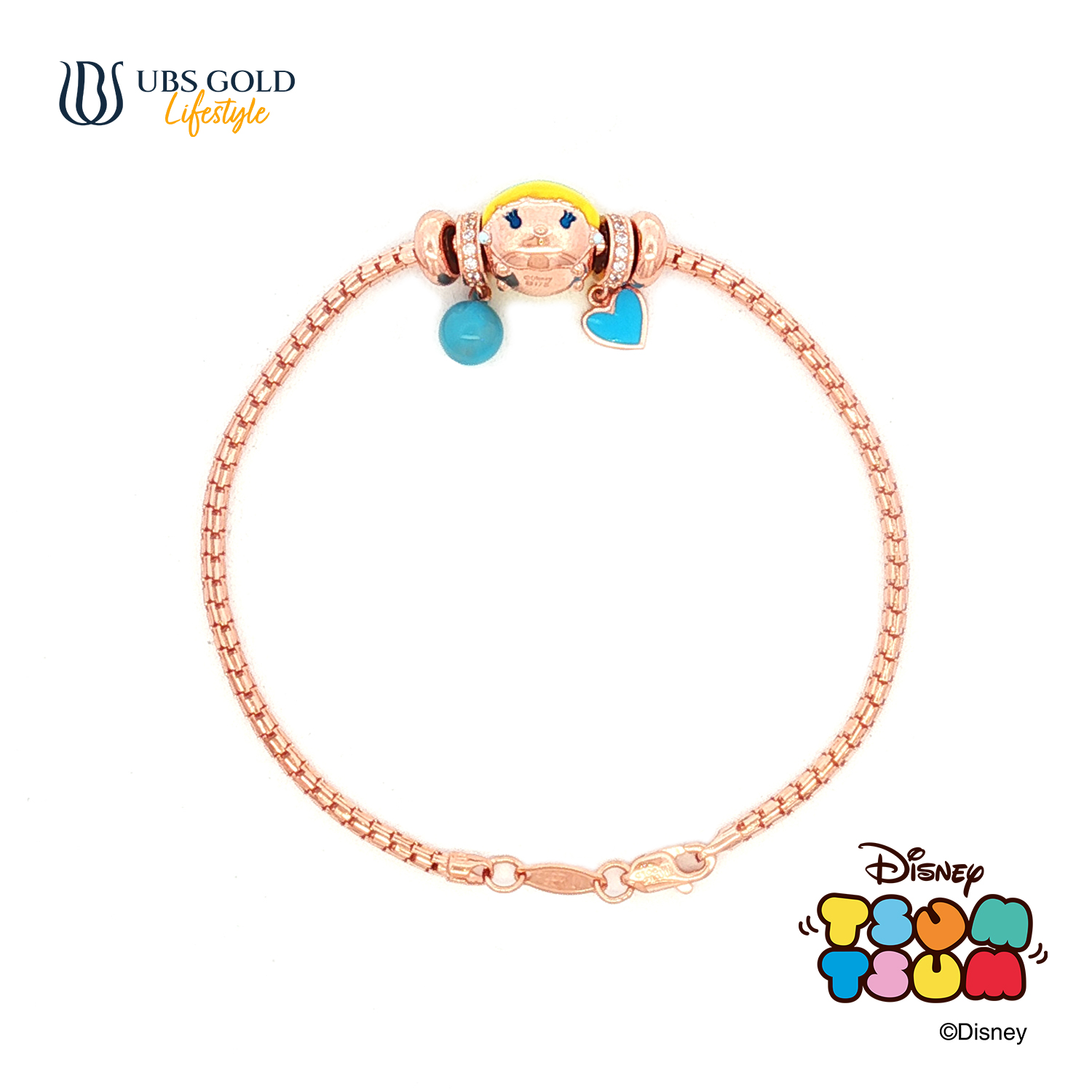 UBS Gold Gelang Emas Disney Tsum-Tsum Charmee - Kgy0219 - 17K