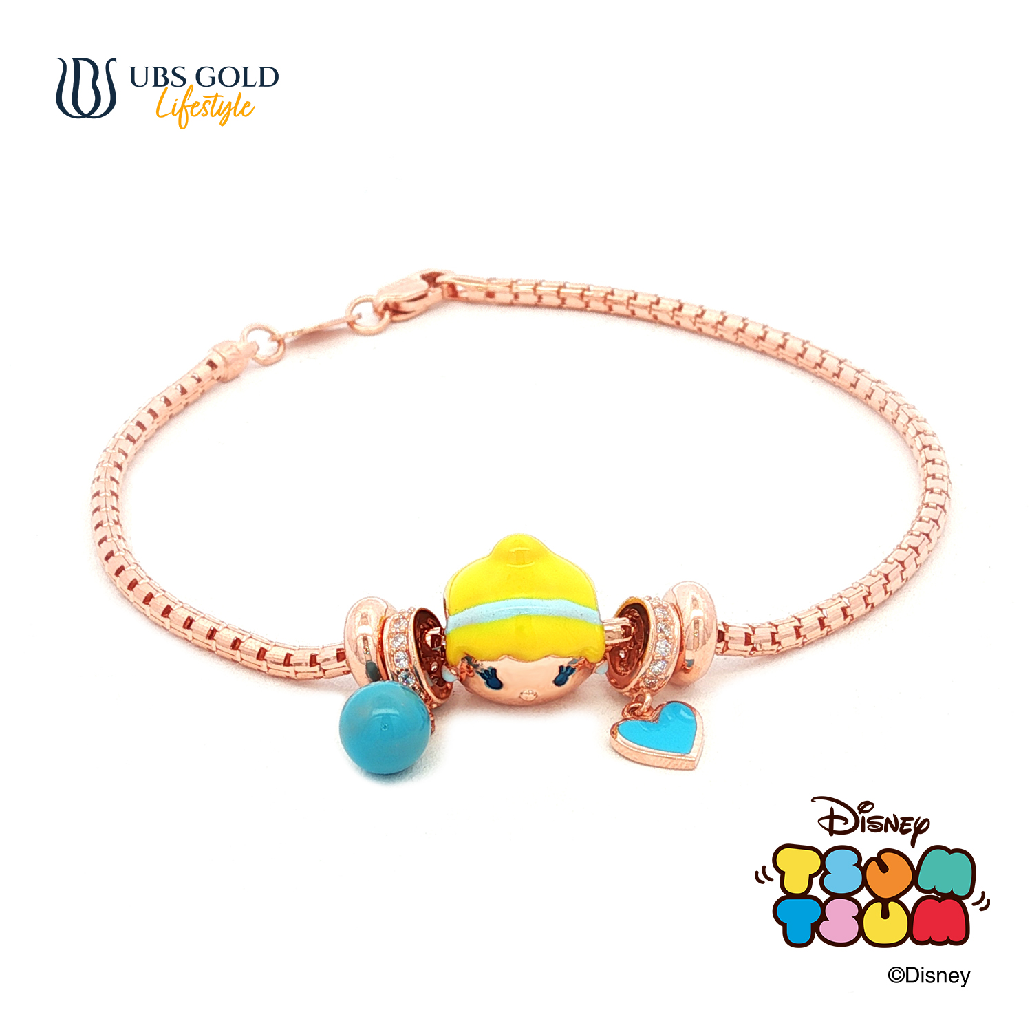 UBS Gold Gelang Emas Disney Tsum-Tsum Charmee - Kgy0219 - 17K