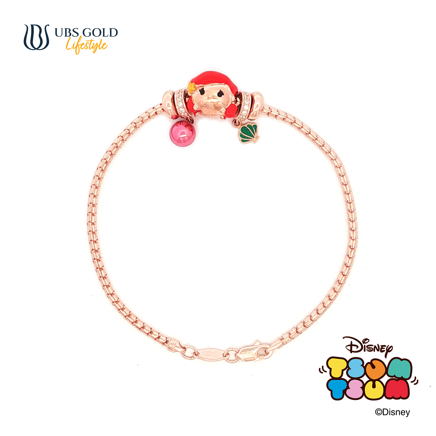 UBS Gold Gelang Emas Disney Tsum-Tsum Charmee - Kgy0222 - 17K