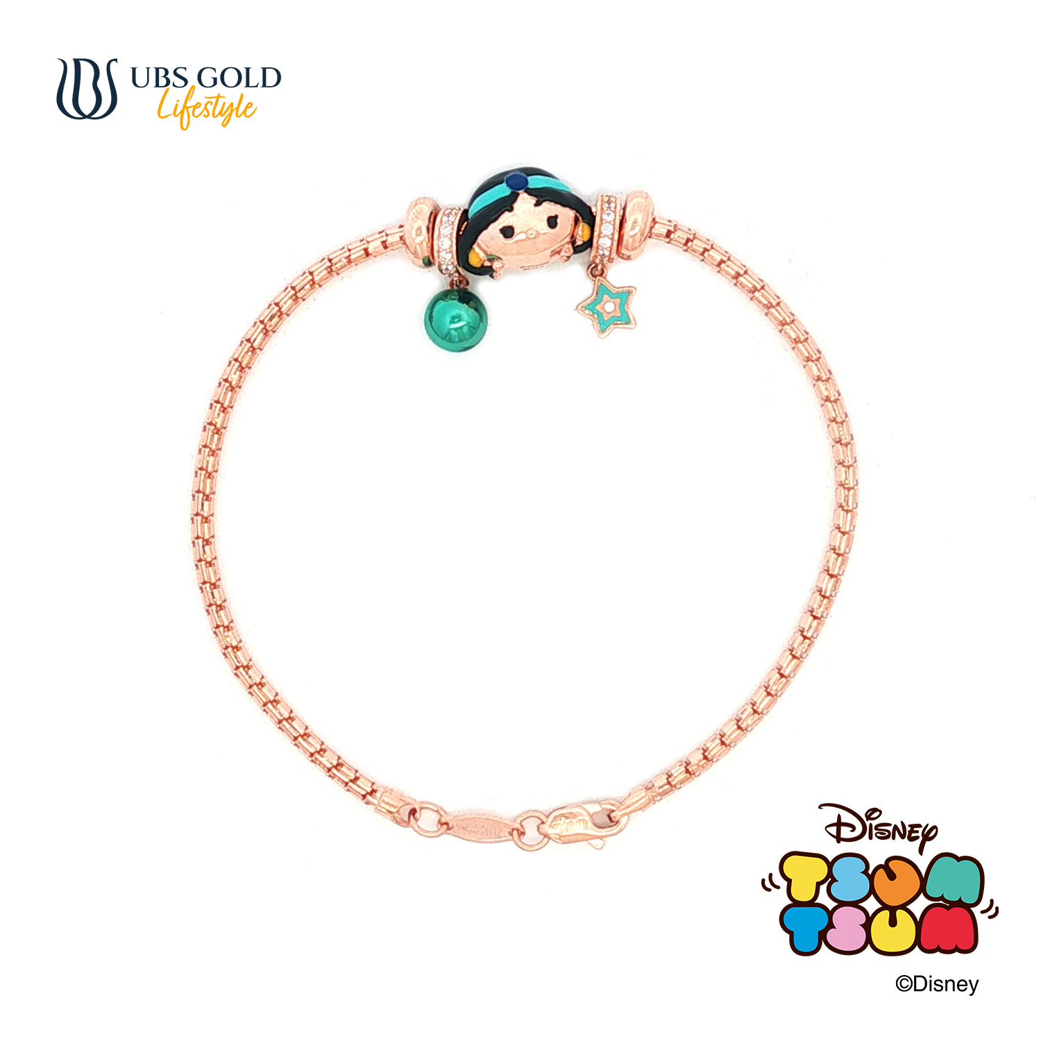 UBS Gold Gelang Emas Disney Tsum-tsum  Charmee - Kgy0223 - 17K