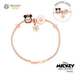 UBS Gold Gelang Emas Disney Mickey Mouse Christmas Charmee - Kgy0230 - 17K