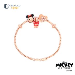 UBS Gold Gelang Emas Disney Minnie Mouse Christmas Charmee - Kgy0231 - 17K