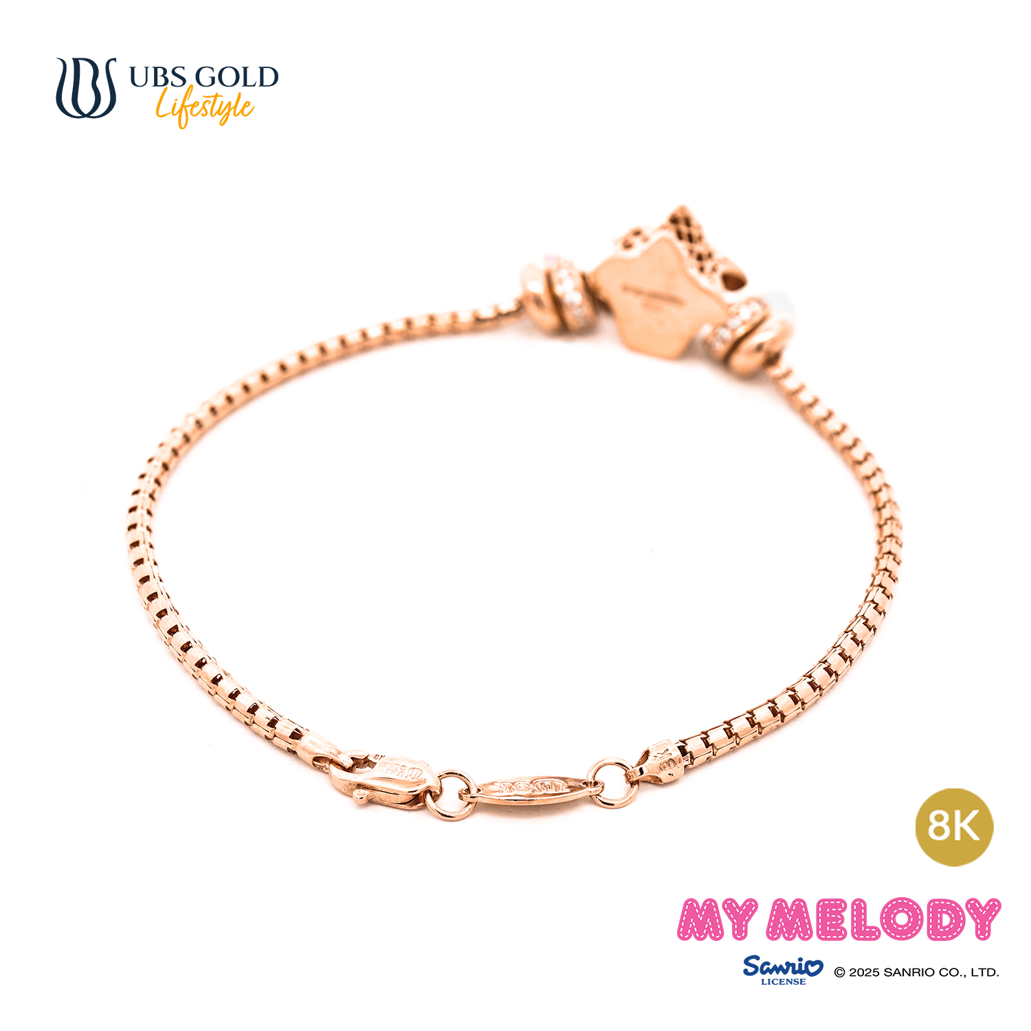 UBS Gold Gelang Emas Sanrio My Melody Sweetie - Kgz0043K - 8K