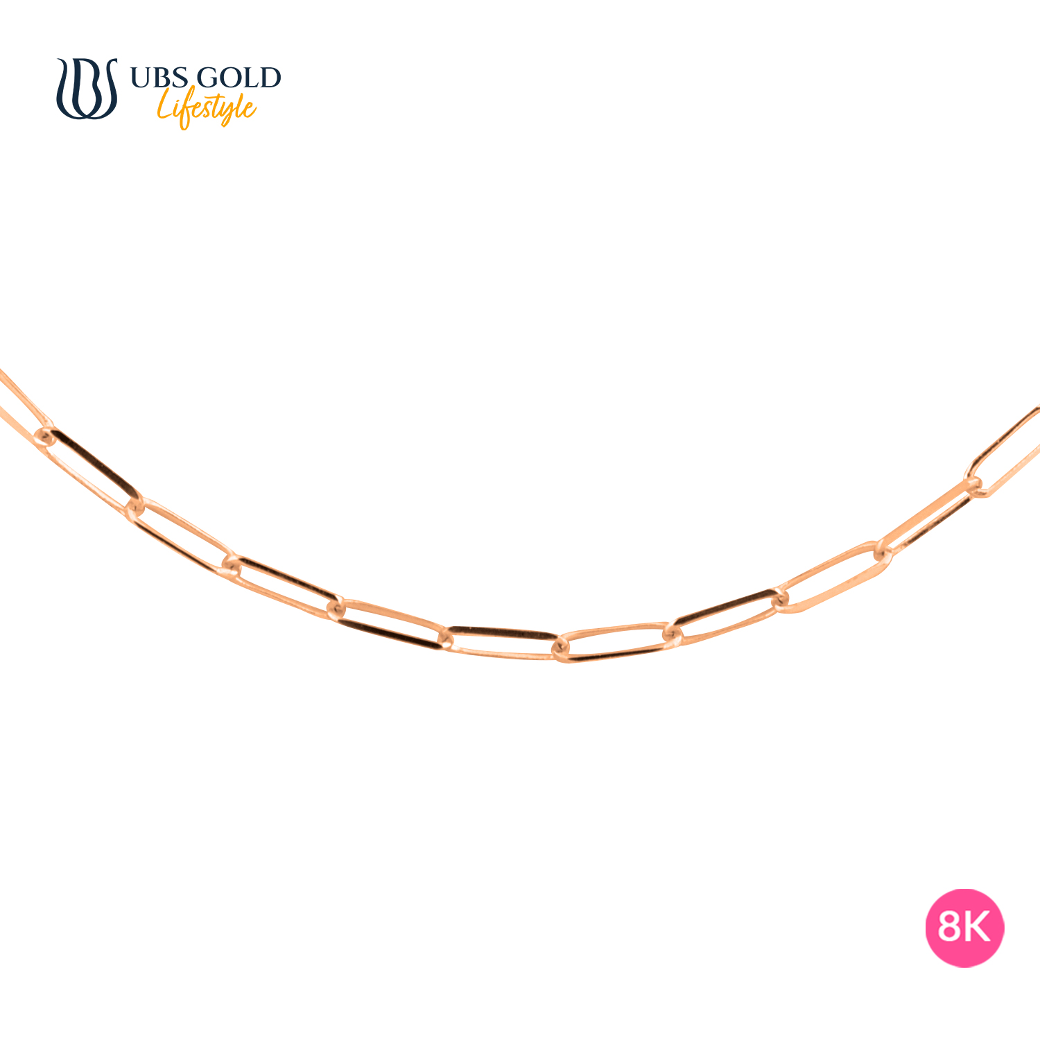 UBS Gold Kalung Emas Paperlina - Kkp6598KA - 8K