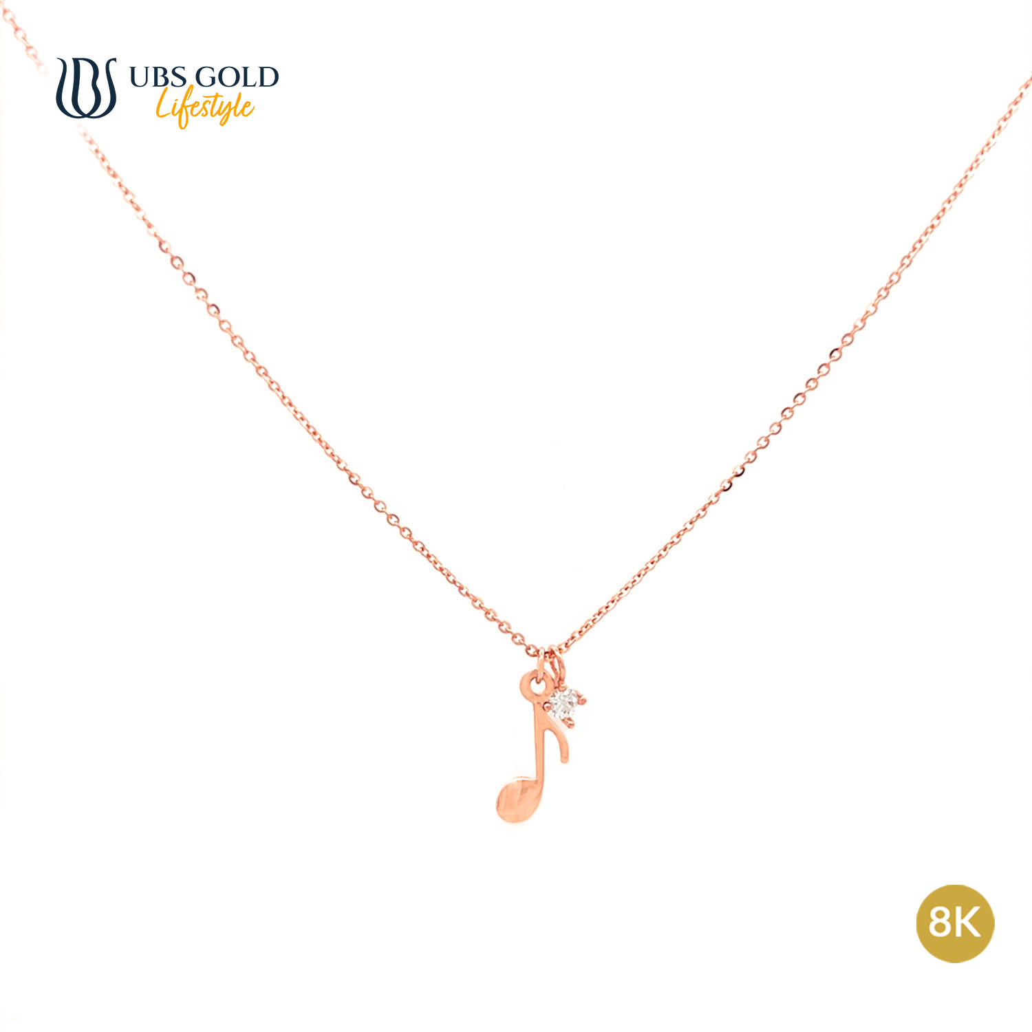 UBS Gold Kalung Emas Luna - Kkv15453k - 8K