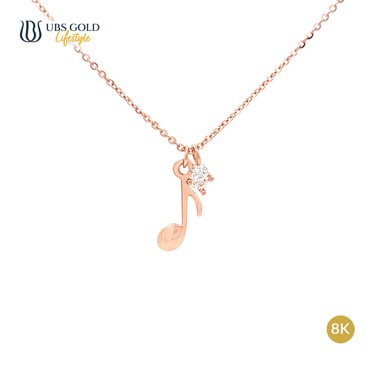 UBS Gold Kalung Emas Luna - Kkv15453k - 8K