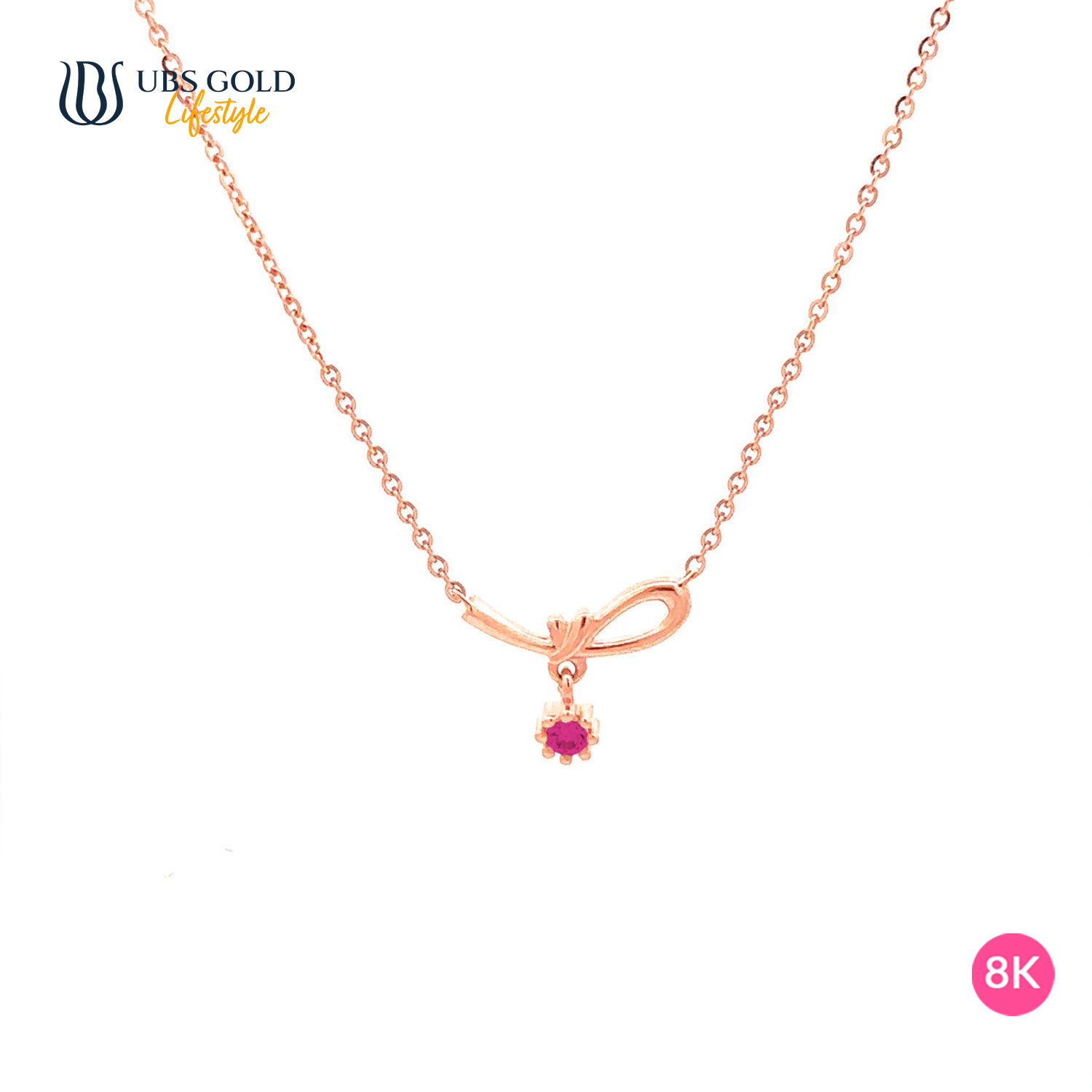 UBS Gold Kalung emas Luna - Kkv15514KB - 8K