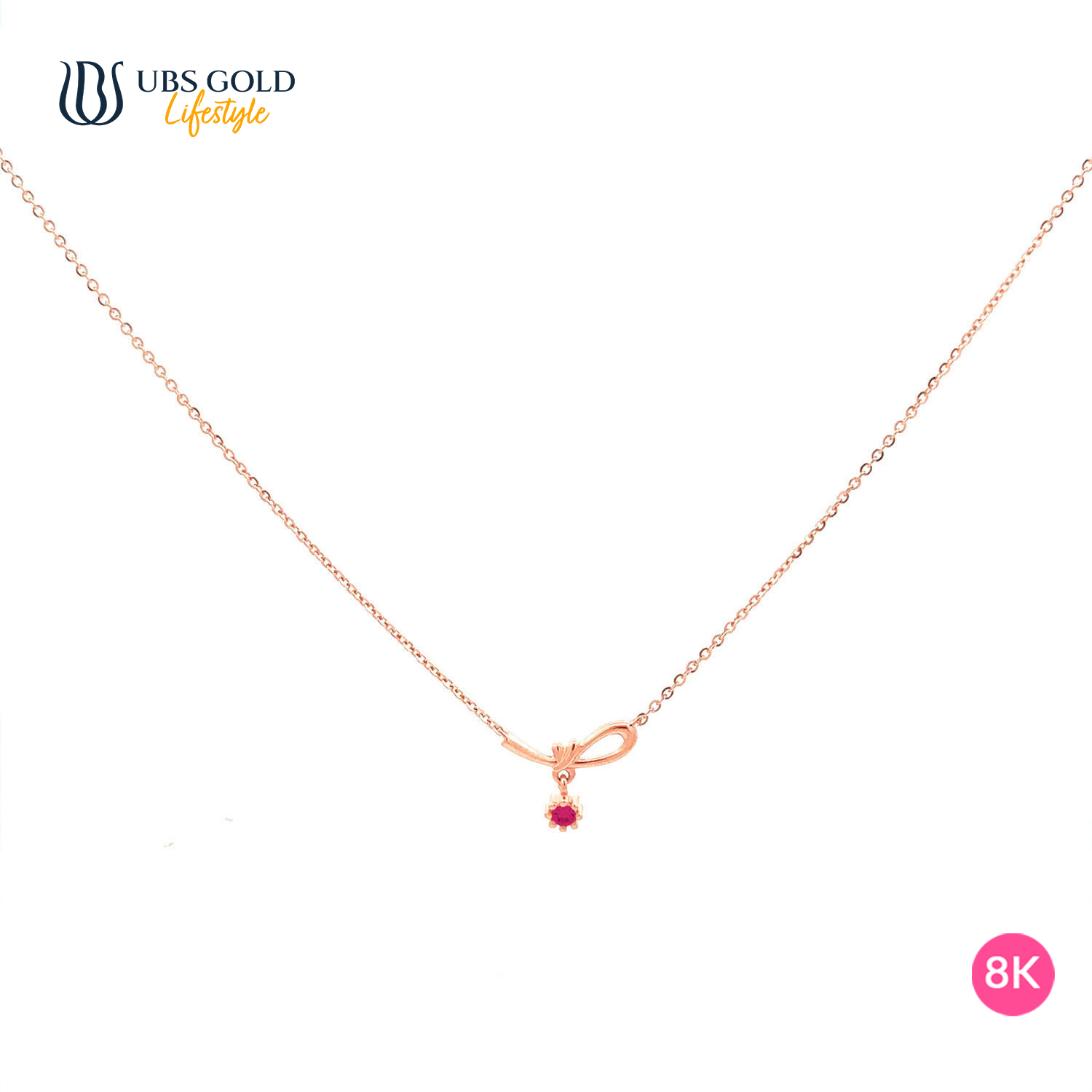 UBS Gold Kalung emas Luna - Kkv15514KB - 8K