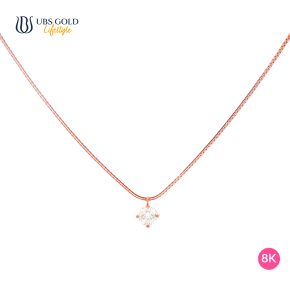 UBS Gold Kalung Emas Le Solitaire - Kkv15647K - 8K
