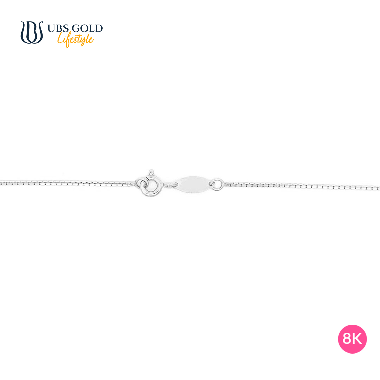 UBS Gold Kalung Emas Le Solitaire - Kkv15647K - 8K