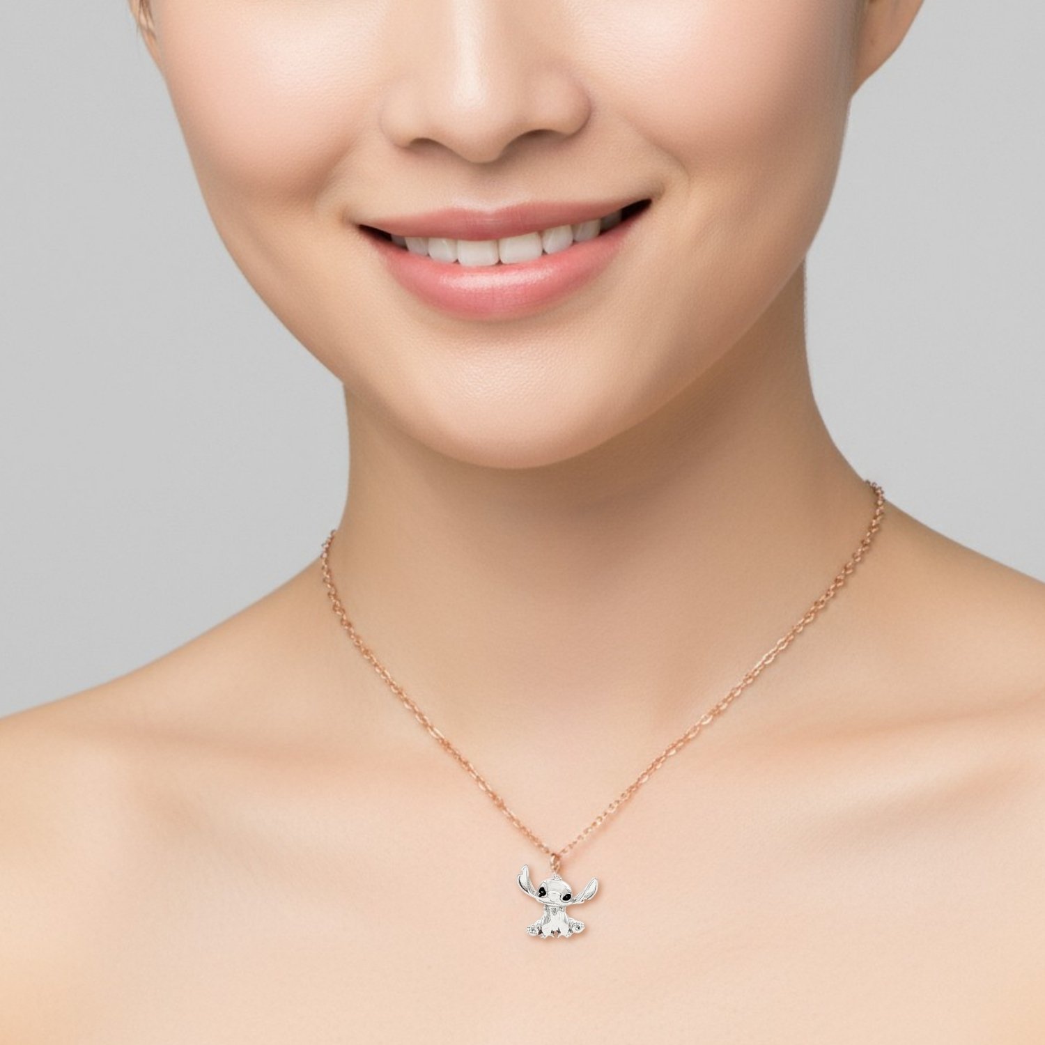 UBS Gold Kalung Emas Disney Stitch - Kky0556 - 17K