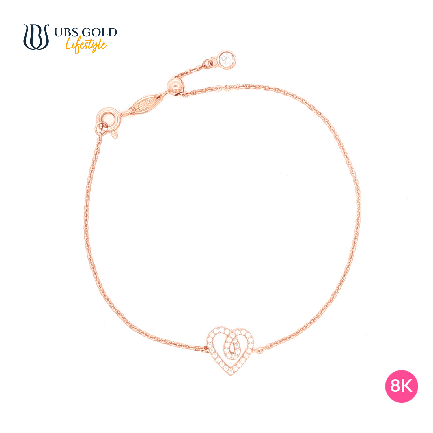 UBS Gold Gelang Emas Millie Molly - Ksg1271K - 8K