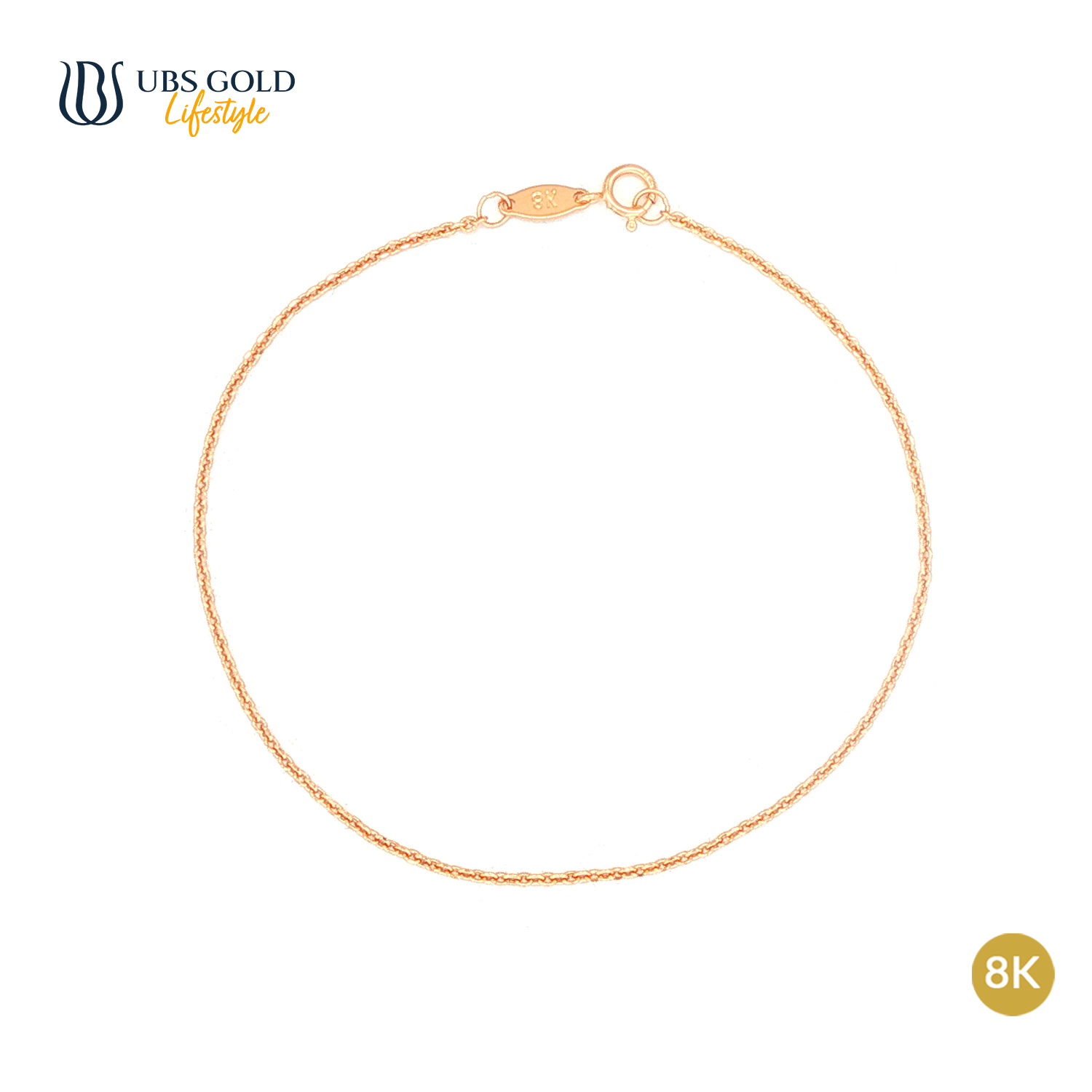 UBS Gold Gelang Emas Polos - Ughp000045K - 8K