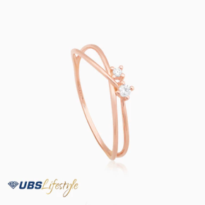 UBS Gold Cincin Emas Sparkling - Cc15510 - 17K