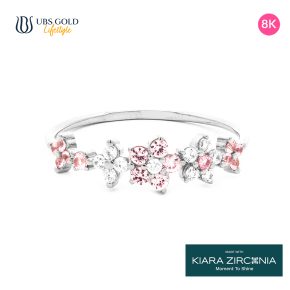 UBS Gold Cincin Emas Sparkle - Cc17339KP - 8K