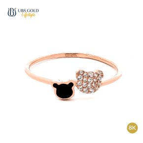 UBS Gold Cincin Emas Millie Molly - Cc17459KI - 8K