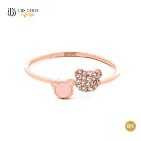 UBS Gold Cincin Emas Millie Molly - Cc17459KP - 8K