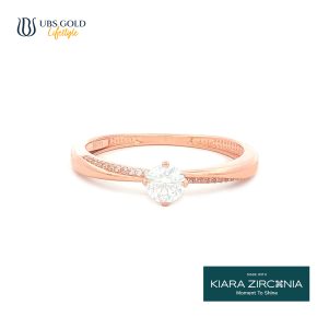 UBS Gold Cincin Emas Solitaire - Cc17646 - 17K