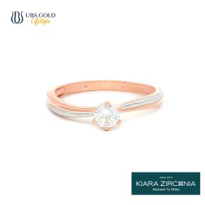 UBS Gold Cincin Emas Solitaire - Cc17648 - 17K