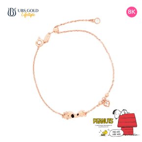 UBS Gold Gelang Emas Peanuts Snoopy Charmee - K9g0002K - 8K