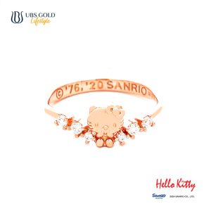 UBS Gold Cincin Emas Sanrio Hello Kitty - Ccz0028 - 17K