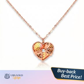 UBS Gold Kalung Emas Rainbow - K6k0153 - 17K