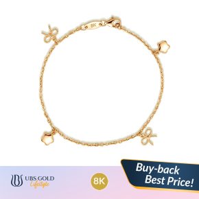 UBS Gold - Gelang Emas Millie Molly - 8K - HGV7229K