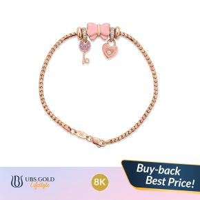 UBS Gold - Gelang Emas Charmee - 8K - KDG0296K