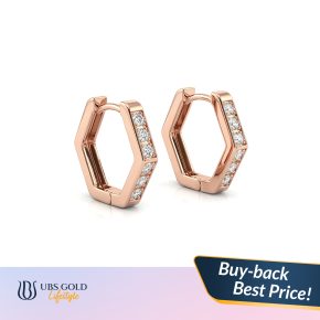 UBS Gold - Anting Emas - 17K - Cad1091