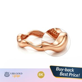 UBS Gold - Cincin Emas - 8K - Model Minimalis - Cc70864K