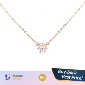 UBS Gold Kalung Emas Le Solitaire - Kkv15026K - 8K